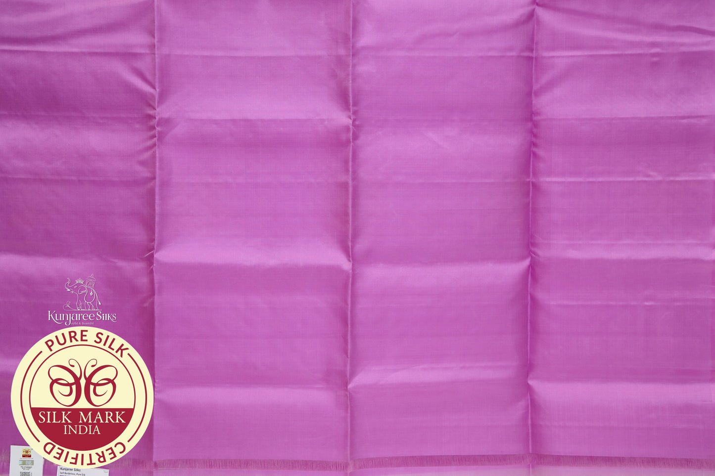 Levander with Gold Color Pure Silk Saree