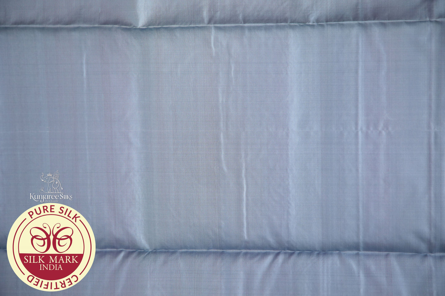 Pink with Grey Color Pure Silk Saree