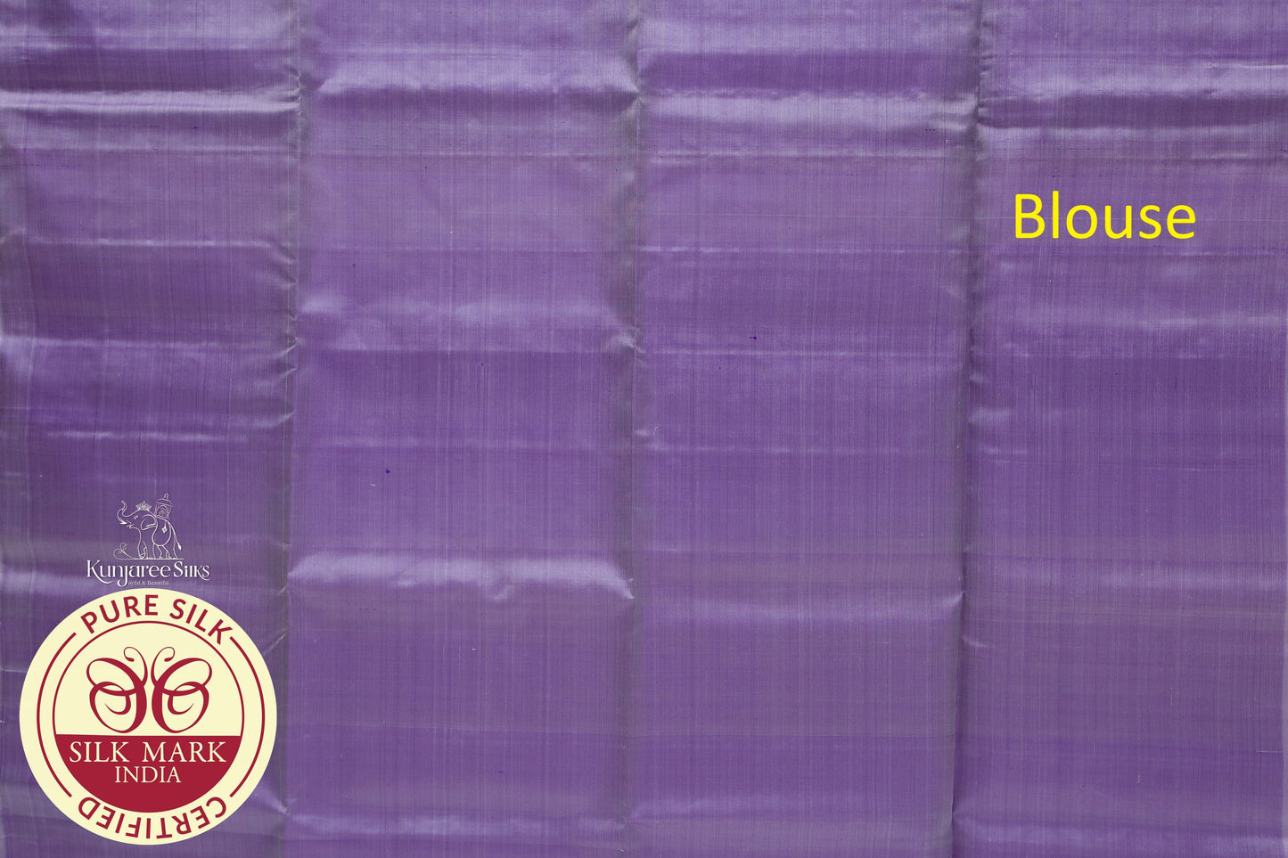 Grey with Voilet Color Pure Silk Saree