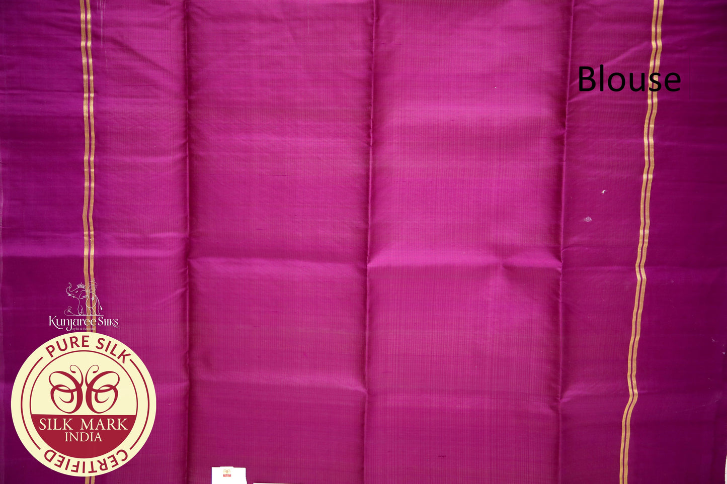Cream with Maroon Color Pure Silk Saree