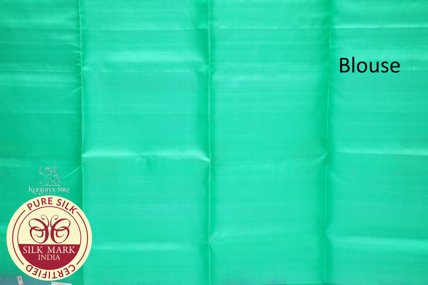 Light Green with Gold Color Pure Silk Saree