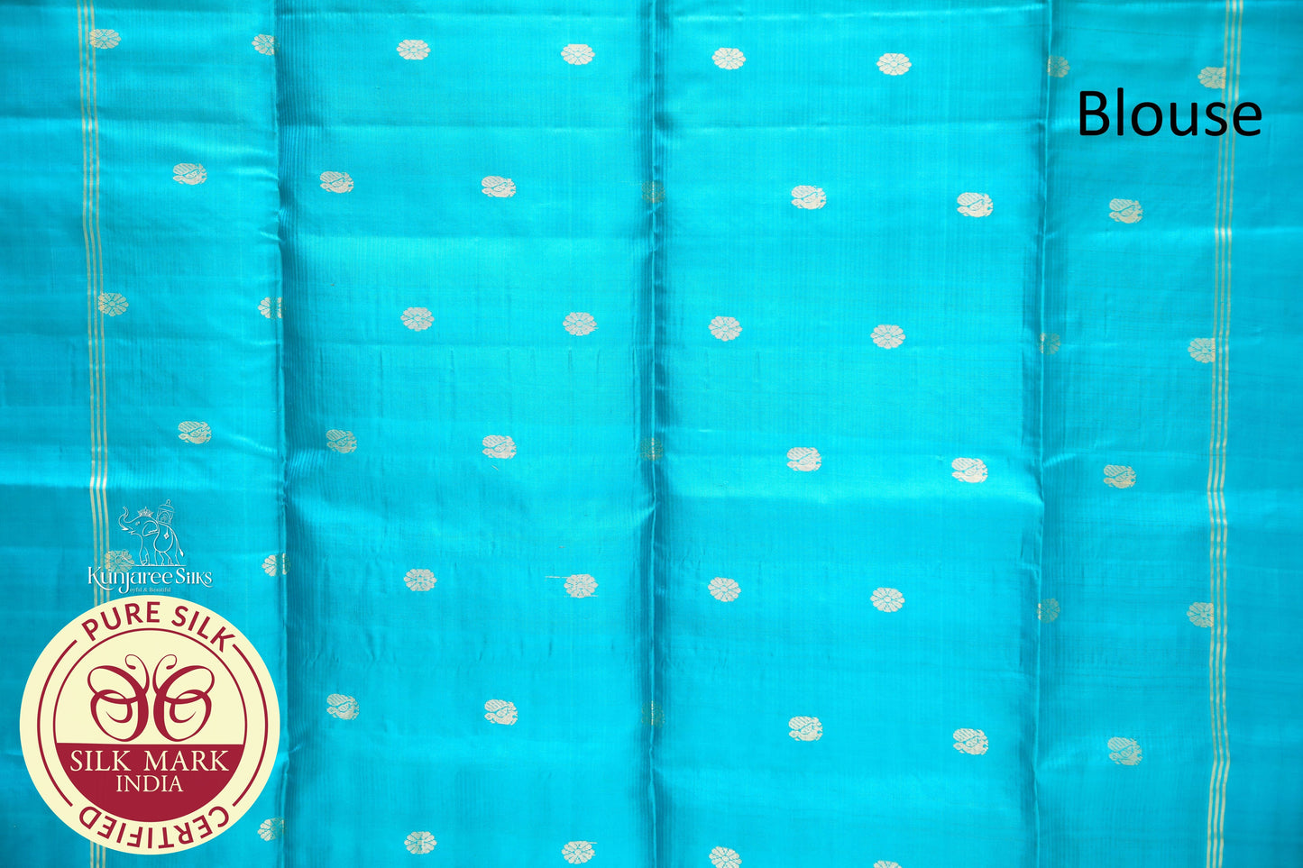 Mustard with Peacock Color Pure Silk Saree