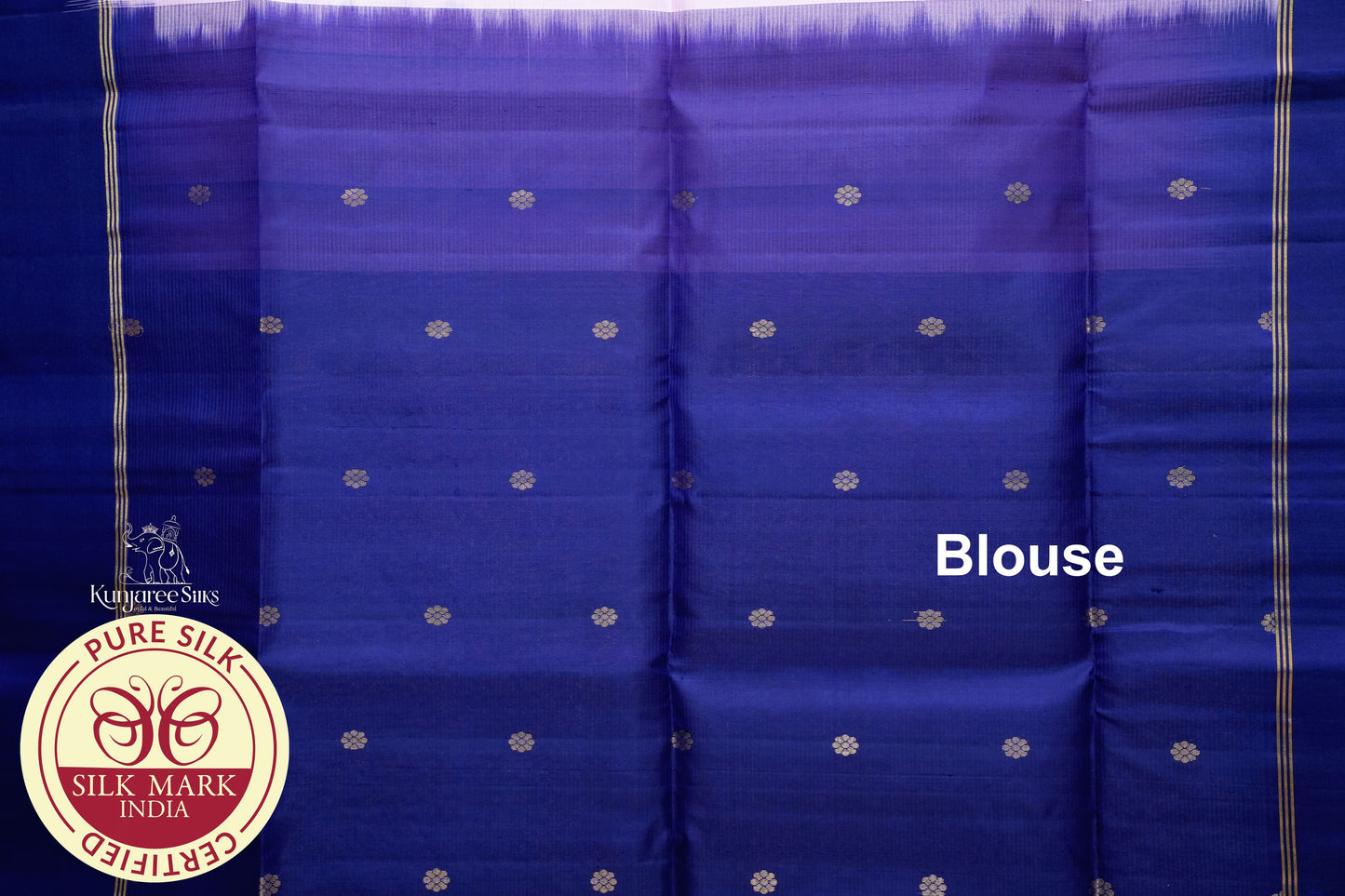 Baby Pink with Voilet Color Pure Silk Saree