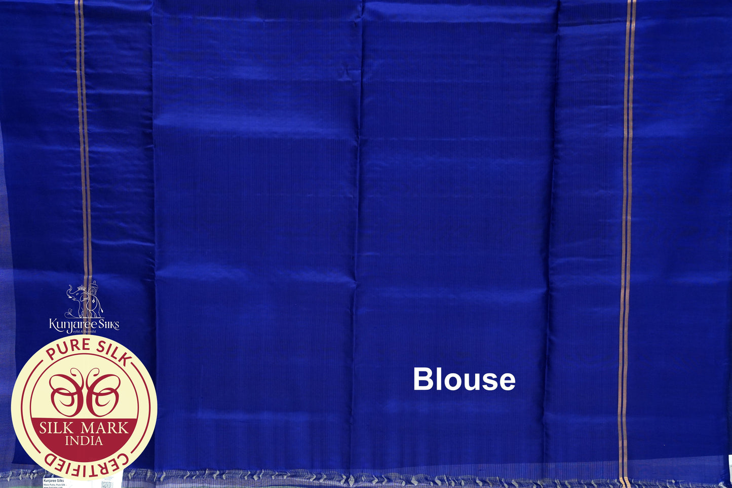 Biscuit with Purple Color Pure Silk Saree