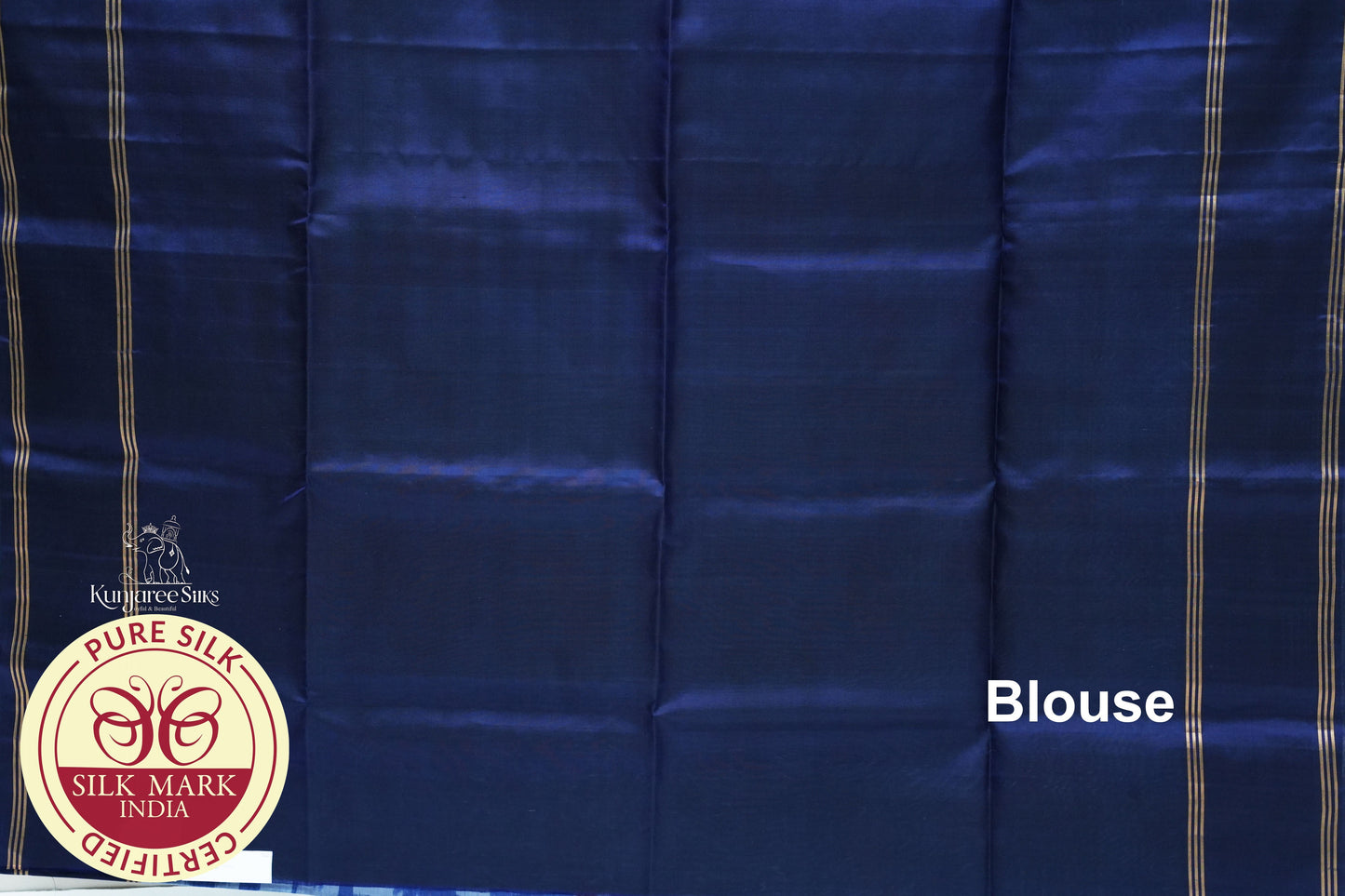 Royal Blue with Grey Color Pochampally Pure Silks Sarees