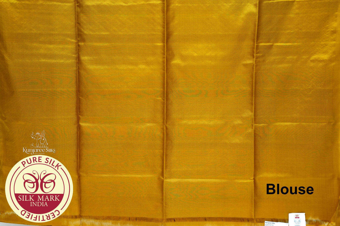 Gold with Gold Color Pure Silk Saree