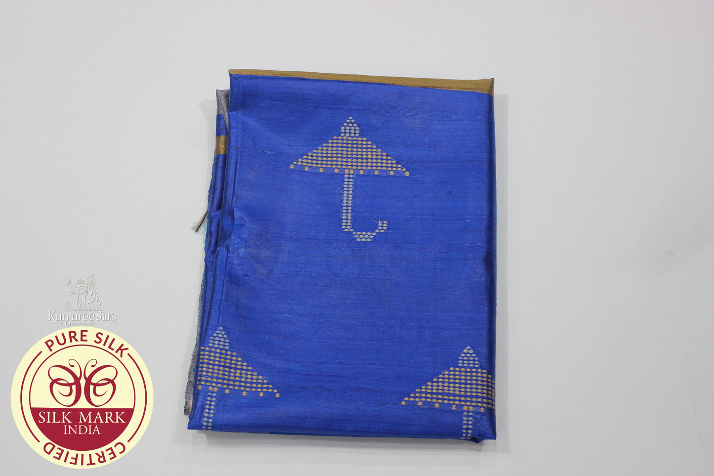 Tussar Raw Grey Color Silk Saree