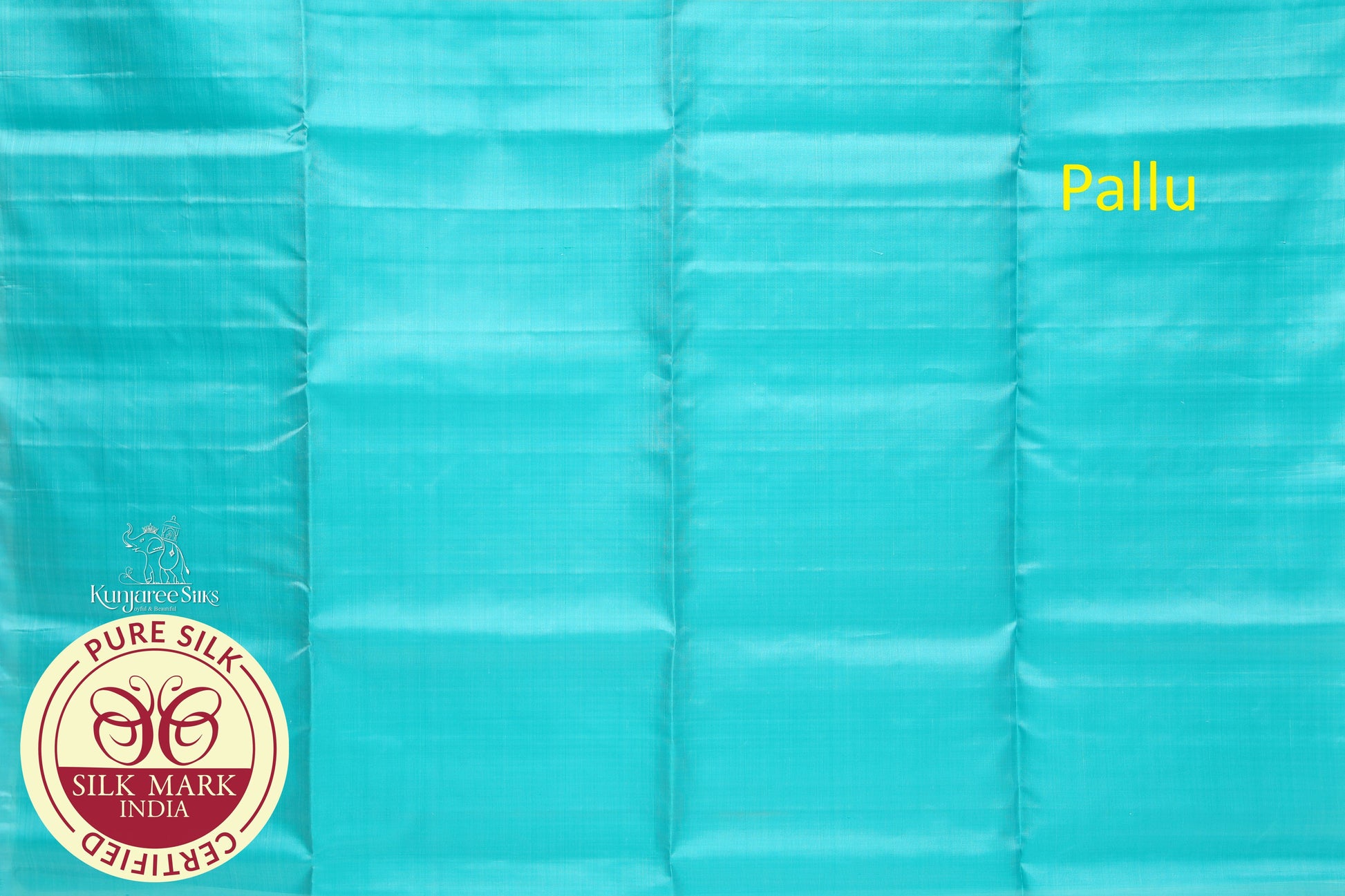 Sky Blue Small Putta Pure Silk Saree