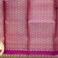Cream with Maroon Color Pure Silk Saree