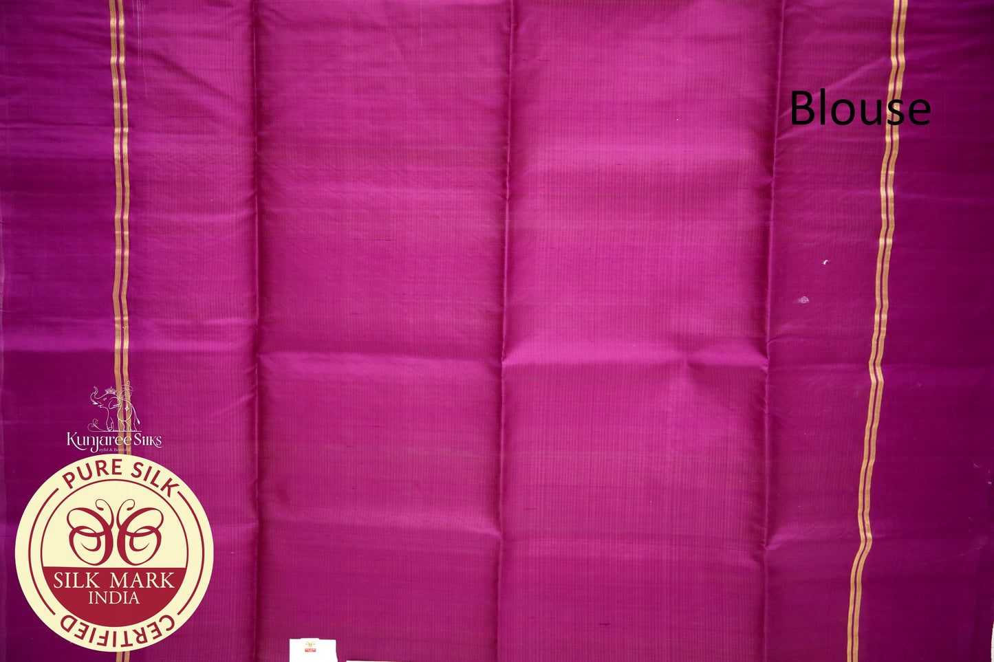 Cream with Maroon Color Pure Silk Saree
