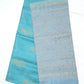 Sky Blue with Grey Color Pure Silk Saree