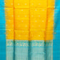 Mustard with Peacock Color Pure Silk Saree