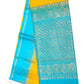 Mustard with Peacock Color Pure Silk Saree