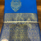 Kanjivaram Saree – Blue & Royal Blue Dual Tone