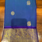 Dual Tone Saree – Peacock Blue & Royal Blue with Grand Zari Pallu