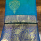 Kanjivaram Saree – Aqua Green & Magenta Purple Dual Tone