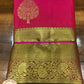 Dual Tone Saree – Deep Blush Pink & Sage Green with Rich Gold Zari