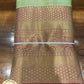 Kanjivaram Saree – Mint Green with Magenta Pink Rich Zari Pallu