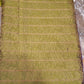 Pure Silk Handloom Soft Silk Bottle Green & Parrot Green Saree with Zari Checks