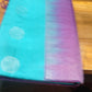 Purple Blue Fancy boarder Pure Soft Silk Saree
