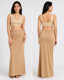 Lycra Cotton Shapewear Petticoat – Beige Skin Tone