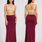 Lycra Cotton Shapewear Petticoat – Wine Red