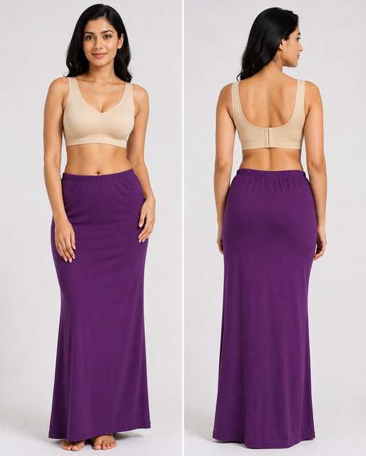 Lycra Cotton Shapewear Petticoat – Royal Purple