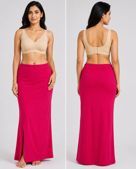 Lycra Cotton Shapewear Petticoat – Rani Pink
