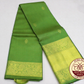 Rich leaf green with Gold Zari Kanjivaram Pure Silk Saree