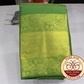 Rich leaf green with Gold Zari Kanjivaram Pure Silk Saree