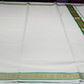 Classic Kerala Cotton Saree with Traditional Green Kasavu Border