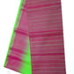 Parrot Green with Purple Color Pure Silk Saree