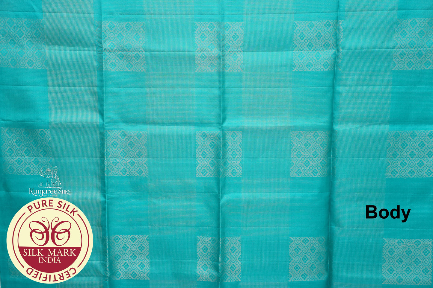 Sea Blue with Baby Pink Color Pure Silk Saree