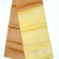 Cream Gold with Biscuit Color Pure Silk Saree