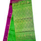 Purple with Green Color Pure Silk Saree