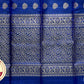 Navy Blue with Gold Color Pure Silk Saree