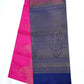 Rani Pink with Voilet Color Pure Silk Saree