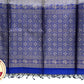 Cream Yellow with Navy Blue Color Pure Silk Saree