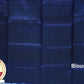 Royal Blue with Grey Color Pochampally Pure Silks Sarees