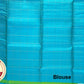 Parrot Green with Sea Blue Color Pure Silk Saree