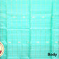Sky Blue with Bottle Green Color Pure Silk Saree