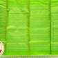 Parrot Green Color Pure Silk Saree