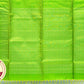 Parrot Green Color Pure Silk Saree