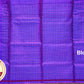 Lavender with Silver Color Pure Silk Saree