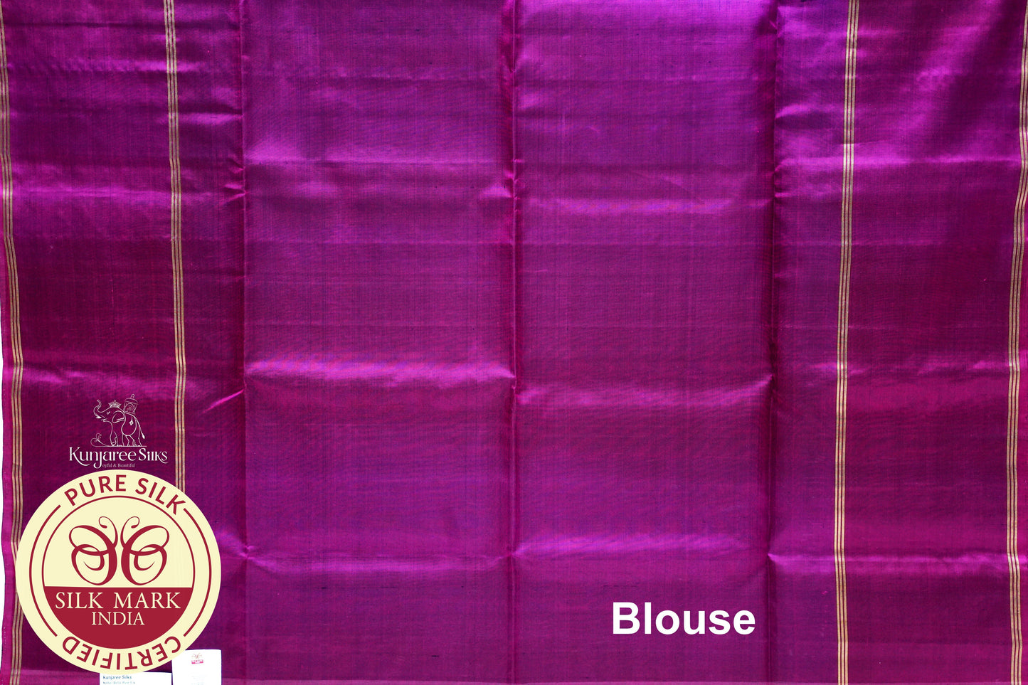 Purple with Maroon Color Pure Silk Saree