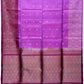 Pink with Maroon Color Pure Silk Saree