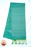 Bluish Green with Bluish Green Color Pure Silk Saree