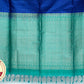 Royal Blue with Green Color Pure Silk Saree