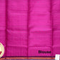 Grey with Magenta Color Pure Silk Saree