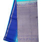 Blue with Purple Color Pure Silk Saree